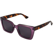 Foster Grant Purple Chunky Angled Square Sunglasses
