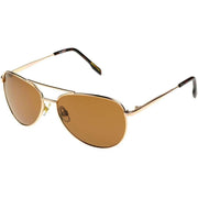 Foster Grant Rose Gold Polarised Metal Pilot Sunglasses