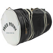 Fred Perry Black Classic Barrel Bag