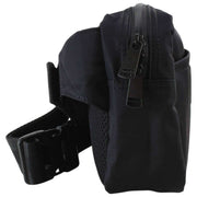 Fred Perry Black Crinkle Nylon Crossbody Bag