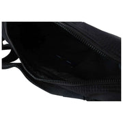 Fred Perry Black Crinkle Nylon Crossbody Bag