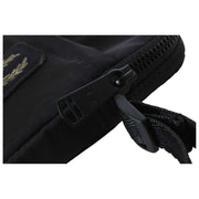 Fred Perry Black Crinkle Nylon Small Side Bag
