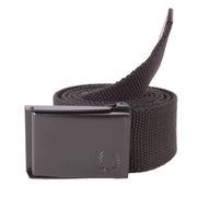 Fred Perry Black Graphic Branded Webbing Belt