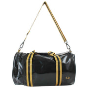 Fred Perry Black Tipped Classic Barrel Bag
