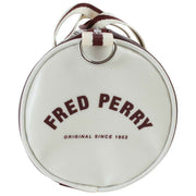 Fred Perry Burgundy Classic Mini Barrel Bag