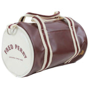 Fred Perry Burgundy Classic Mini Barrel Bag