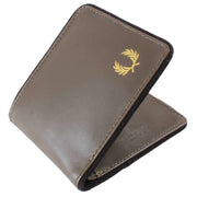 Fred Perry Green Coated Billfold Wallet
