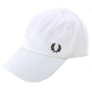 Fred Perry White Pique Classic Cap