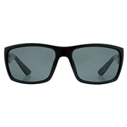 Freedom Black Oversized Square Sport Sunglasses