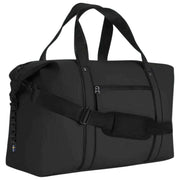 Gaston Luga Black Dash Medium Weekender Bag