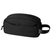 Gaston Luga Black Dash Toiletry Bag