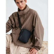 Gaston Luga Black Dash Verti Crossbody Bag