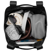Gaston Luga Black Lightweight Packable Tote Bag