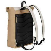 Gaston Luga Brown Splash Rolltop 14" Backpack