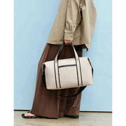 Gaston Luga Grey Dash Small Weekender Bag