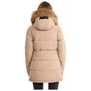 Helvetica Mountain Pioneers Beige Sarah Hooded Parka Jacket