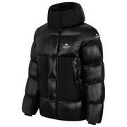 Helvetica Mountain Pioneers Black Pinto 2 Hooded Down Jacket