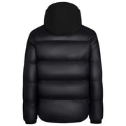 Helvetica Mountain Pioneers Black Queyras Hodded Down Jacket