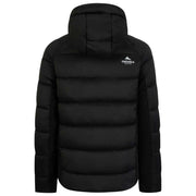 Helvetica Mountain Pioneers Black Sniper Hooded Down Jacket