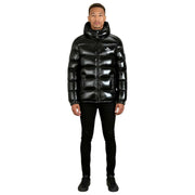 Helvetica Mountain Pioneers Black Space Hooded Jacket