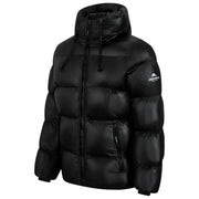 Helvetica Mountain Pioneers Black Summit Hooded Down Jacket