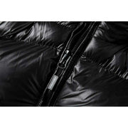 Helvetica Mountain Pioneers Black Summit Hooded Down Jacket