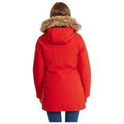 Helvetica Mountain Pioneers Red Lilli Hooded Parka Jacket