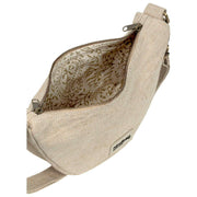 Hindbag Beige Andrea Half Moon Bag