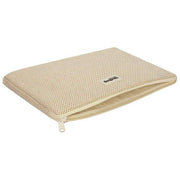 Hindbag Beige Ava Medium Weave 15inch Laptop Case