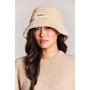 Hindbag Beige Bob Teddy Bucket Hat