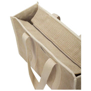 Hindbag Beige Oscar Woven Tote Bag