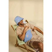 Hindbag Blue Bob Terry Bucket Hat