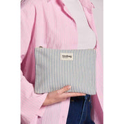 Hindbag Blue Ema Medium Zipped Pouch