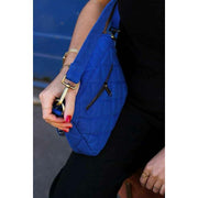 Hindbag Blue Margault Quilted Shoulder Bag