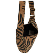 Hindbag Brown Andrea Half Moon Bag
