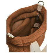 Hindbag Brown Louise Square Teddy Crossbody Bag