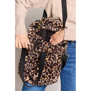 Hindbag Brown Paul Faux Fur Tote Bag