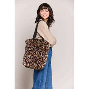 Hindbag Brown Paul Faux Fur Tote Bag