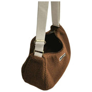 Hindbag Brown Rosa Large Teddy Shoulder Bag
