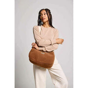 Hindbag Brown Rosa Large Teddy Shoulder Bag