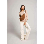 Hindbag Brown Sasha Large Teddy Bum Bag
