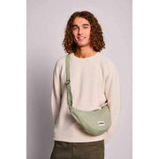 Hindbag Green Andrea Half Moon Bag