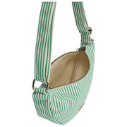 Hindbag Green Andrea Half Moon Bag