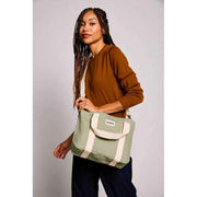 Hindbag Green Louise Square Crossbody Bag