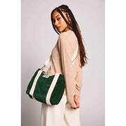 Hindbag Green Louise Square Crossbody Bag