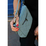 Hindbag Green Margault Quilted Shoulder Bag