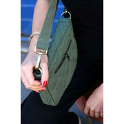 Hindbag Green Margault Quilted Shoulder Bag
