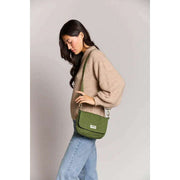 Hindbag Green Margault Quilted Shoulder Bag