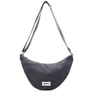 Hindbag Grey Andrea Half Moon Bag