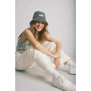 Hindbag Grey Bob Bucket Hat